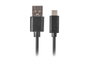 Lanberg CA-USBO-20CU-0005-BK Cable USB-A a USB Tipo-C 0,5m Negro