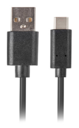 Lanberg Cable USB-A a USB tipo C CA-USBO-20CU-0005-BK 0,5m Negro