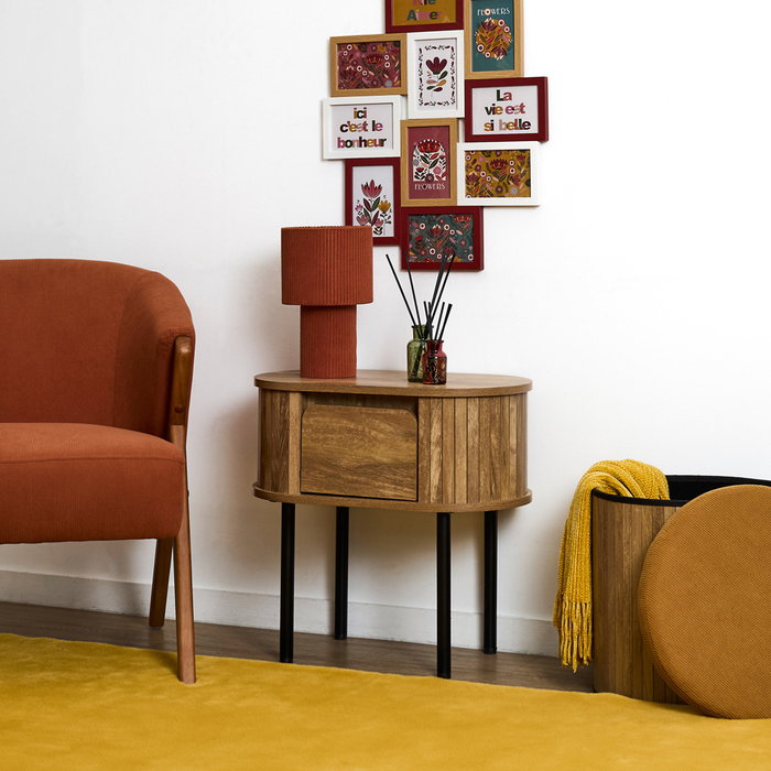 Home Deco Factory Mesita de Noche Heritage