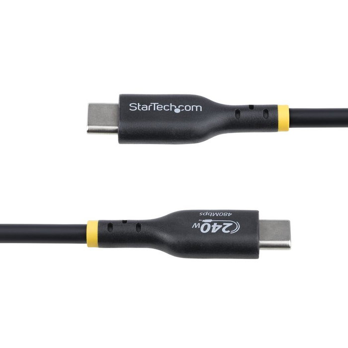 Startech USB-C a USB-C Cable de Carga 4m, 240W, Certificado USB-IF - Negro Startech USB-C a USB-C Cable de Carga 4m, 240W, Certificado USB-IF - Negro