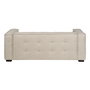 Sofá 3 Plazas Beige Tejido Sibaris 218 X 102 X 77 cm