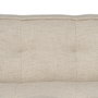 Sofá 3 Plazas Beige Tejido Sibaris 218 X 102 X 77 cm