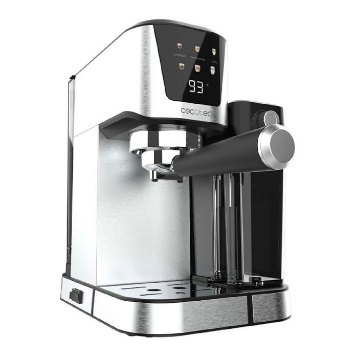 Cecotec Cafetera Express semiautomática Power Espresso 20 Cream 20 bar 1350 W negra