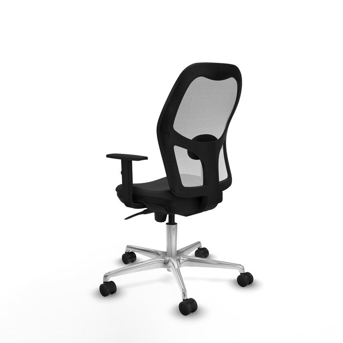 PIQUERAS Y CRESPO Silla de oficina Jorquera con mecanismo Sincro, Negro y Blanco PIQUERAS Y CRESPO Silla de oficina Jorquera con mecanismo Sincro, Negro y Blanco