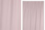DKD Home Decor Cortina de Lino 140x260 con Trabilla Oculta Rosa Palo