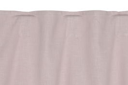 DKD Home Decor Cortina Linen Collection 1c24 Rosa Palo Lino 260 x 140 cm (2 Unidades)