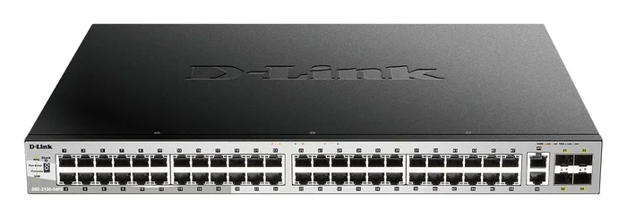 D-Link DGS-3130-54PS/E Switch Gestionado L3 con 48 puertos PoE+ y 6 puertos 10G