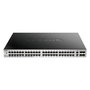 D-Link Switch Gigabit Gestionado Layer 3, 48 Puertos PoE+ (10/100/1000), 4 Puertos SFP+, Apilable, DGS-3130-54PS
