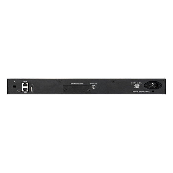 D-Link DGS-3130-54PS/E Switch Gestionado L3 con 48 puertos PoE+ y 6 puertos 10G