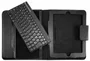 Approx APPIPCK01 Funda tipo libro para iPad 2 y New iPad (3ra generación) - Negro, polipiel, con teclado integrado y modo espera