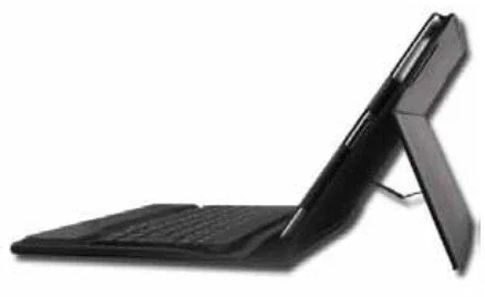 Approx APPIPCK01 Funda tipo libro para iPad 2 y New iPad (3ra generación) - Negro, polipiel, con teclado integrado y modo espera