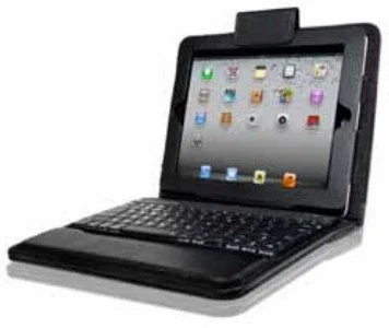 Approx APPIPCK01 Funda tipo libro con teclado para iPad 2 y new iPad, Negro