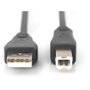 Digitus Cable de conexión USB 2.0 Tipo A a Tipo B Macho/Macho, 1,8 m