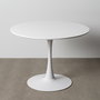 Mesa Comedor Blanco Dm-Metal 100 X 100 X 75 cm