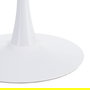 Mesa Comedor Blanco Dm-Metal 100 X 100 X 75 cm