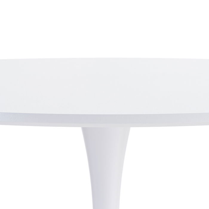 Mesa Comedor Blanco Dm-Metal 100 X 100 X 75 cm
