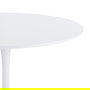 Mesa Comedor Blanco Dm-Metal 100 X 100 X 75 cm