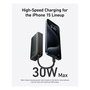 Anker A1259G11 545 Nano PowerBank 10000 mAh Negro PD 30W Carga Rápida USB-C con Cable para Teléfono Móvil, Smartphone, Tableta, Reloj