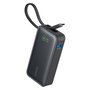 Anker A1259G11 545 Nano PowerBank 10000 mAh Negro PD 30W Carga Rápida USB-C con Cable para Teléfono Móvil, Smartphone, Tableta, Reloj