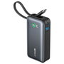 Anker A1259G11 545 Nano PowerBank 10000 mAh Negro PD 30W Carga Rápida USB-C con Cable para Teléfono Móvil, Smartphone, Tableta, Reloj