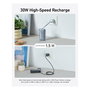 Anker A1259G11 545 Nano PowerBank 10000 mAh Negro PD 30W Carga Rápida USB-C con Cable para Teléfono Móvil, Smartphone, Tableta, Reloj