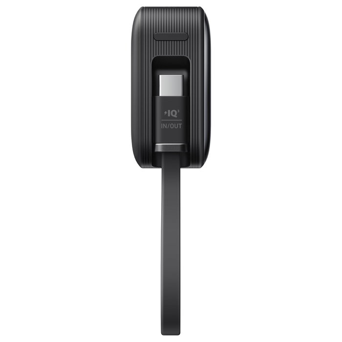 Anker A1259G11 545 Nano PowerBank 10000 mAh Negro PD 30W Carga Rápida USB-C con Cable para Teléfono Móvil, Smartphone, Tableta, Reloj