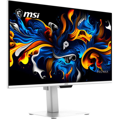MSI Pro MAX 271UPXW12G Monitor Gaming 26.5 pulg 4K QD-OLED Blanco