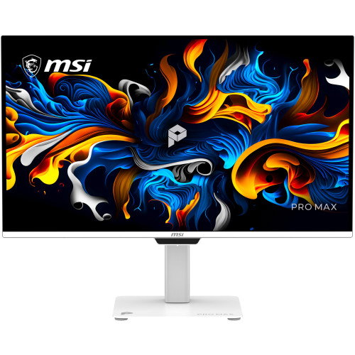 MSI Pro MAX 271UPXW12G Monitor Gaming 26.5 pulg 4K QD-OLED Blanco