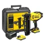 Stanley Fatmax SFMCN616D2K-QW Clavadora de Acabado Inalámbrica 18V con 2 Baterías de 2Ah y Cargador, para Clavos de 25-64mm