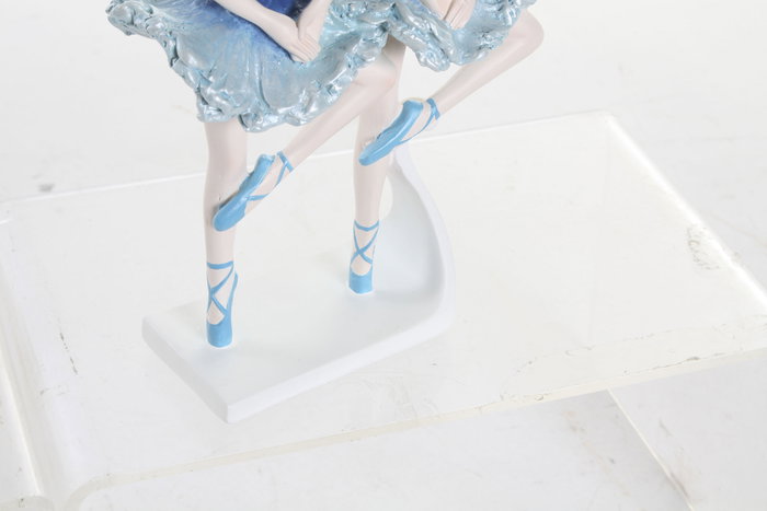 DKD Home Decor Figura de Bailarinas Azul en Resina DKD Home Decor Figura de Bailarinas Azul en Resina