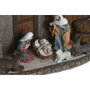DKD Home Decor Figura de Nacimiento LED Resina Multicolor 21,5x8x17,5 cm