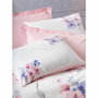 Aucune Juego de Cama Rosa 100% Algodón con Funda Nórdica y 2 Fundas de Almohada