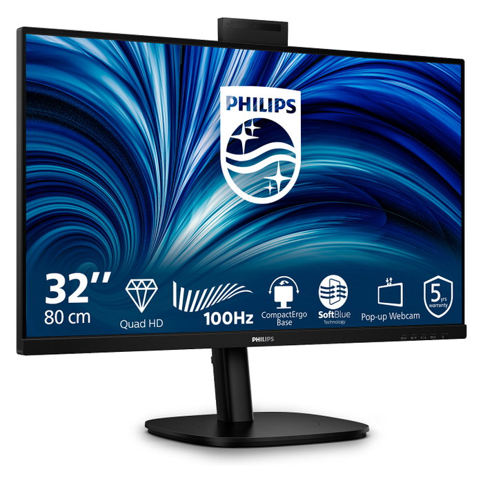 Philips 32B2U3601H/00 Monitor 31.5 pulg QHD IPS 100Hz Negro Philips 32B2U3601H/00 Monitor 31.5 pulg QHD IPS 100Hz Negro