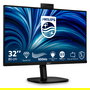 Philips Monitor 31.5" 2560x1440 Quad HD 100Hz IPS con USB-C 90W, Cámara y Altavoces - Modelo 32B2U3601H/00
