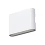 Medford Aplique de Pared LED Exterior Blanco 6W Aluminio Up/Down