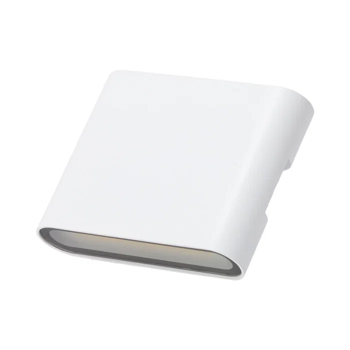 Medford Aplique de Pared LED Exterior Blanco 6W Aluminio Up/Down