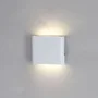 Medford Aplique de Pared LED Exterior Blanco 6W Aluminio Up/Down