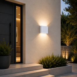 Medford LED-Wandleuchte 2x3W Weiß