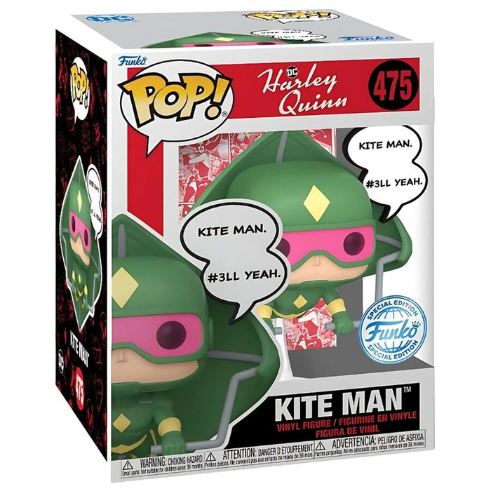 FUNKO Figura POP Deluxe DC Comics Harley Quinn Kite Man Exclusive