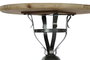 DKD Home Decor Mesita Auxiliar Abeto Metal 60x60x63,5 Negro
