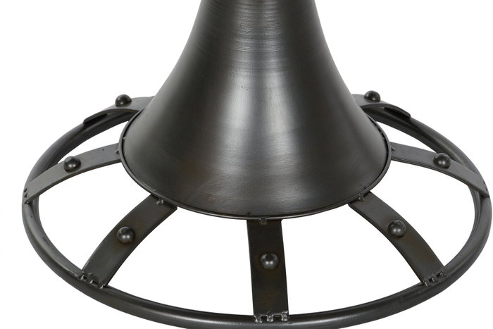DKD Home Decor Mesita Auxiliar Abeto Metal 60x60x63,5 Negro DKD Home Decor Mesita Auxiliar Abeto Metal 60x60x63,5 Negro