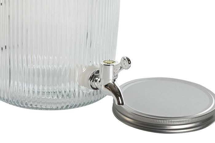 DKD Home Decor Dispensador Bebidas Negro 5L 23.5 x 40.5 x 19.6 cm