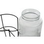 DKD Home Decor Dispensador de Bebidas de Cristal 5L Negro