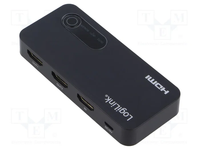 LogiLink Divisor HDMI 1x2 Puertos 4K/60 Hz HDR Downscaler