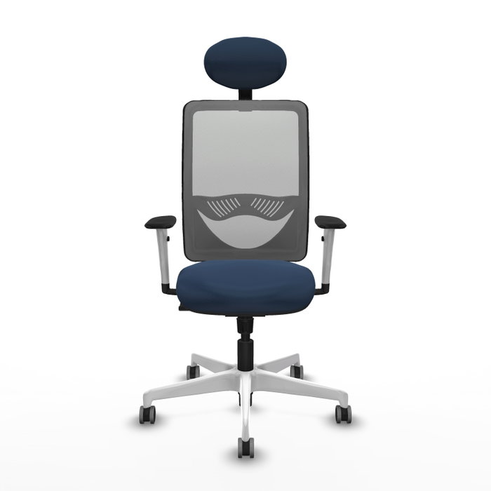 PIQUERAS Y CRESPO Silla de oficina Zulema Azul Marino y Gris PIQUERAS Y CRESPO Silla de oficina Zulema Azul Marino y Gris