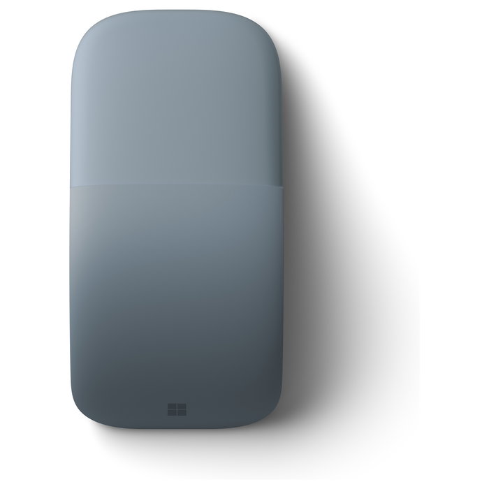 Microsoft Surface Arc Mouse - Ratón Inalámbrico Bluetooth BlueTrack 1800 DPI Ambidiestro para Viajes, Color Azul Océano