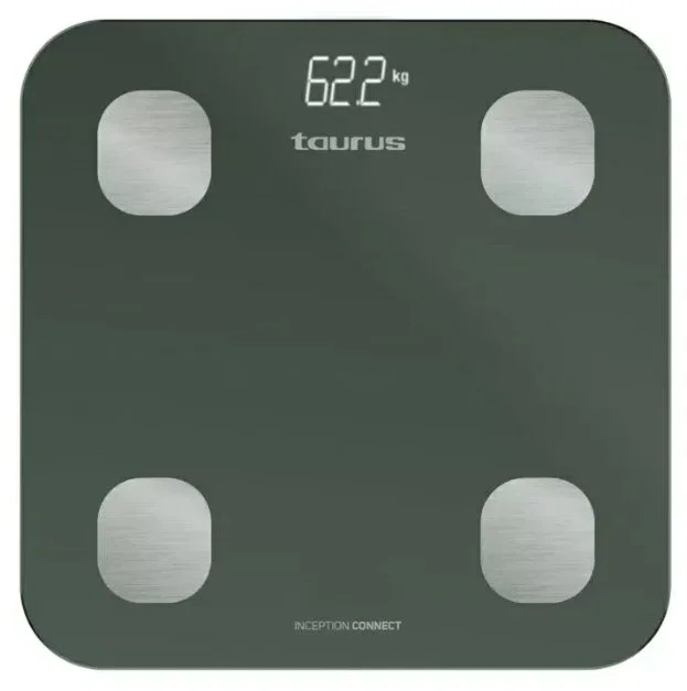 Taurus Inception Connect 990559000 Báscula de Baño Inteligente Negra Taurus Inception Connect 990559000 Báscula de Baño Inteligente Negra