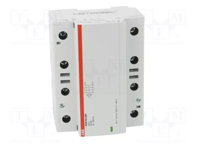 ABB Contactor 4-polar de instalación 100A 230VAC/230VDC ABB Contactor 4-polar de instalación 100A 230VAC/230VDC