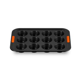 Le Creuset Molde para Muffins de Acero al Carbón Antiadherente - 12 unidades (46058000010000)