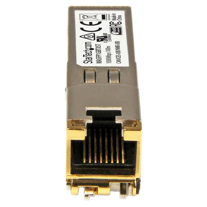 StarTech.com Módulo Transceptor SFP Compatible Cisco Meraki MA-SFP-1GB-TX - 1000BASE-T RJ45 Cobre - 100m